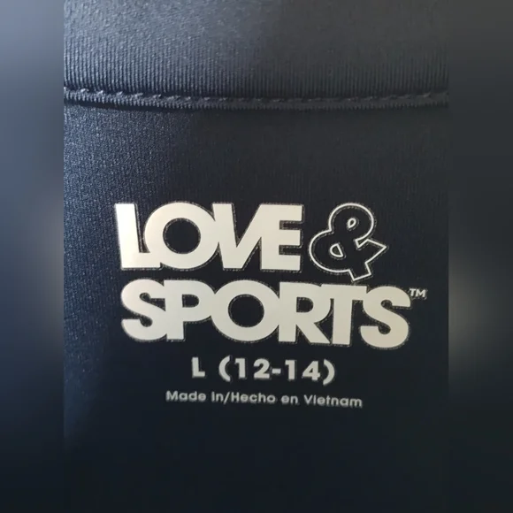 Love & Sports Women's Zip Front Performance Activewear Jacket | Size Large - Picture 5 of 9
